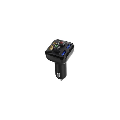 Автомобільний MP3-FM модулятор Grand-X 98GRX MegaBass, Bluetooth V5.0,  Hands Free, MicroSD, 2USB 1A+2,4A