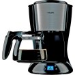 Кавоварка Philips крапельна Daily Collection 1.2л, мелена, чорно-сріблястий
