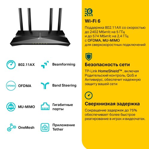 Маршрутизатор Wi-Fi, TP-Link Archer AX53