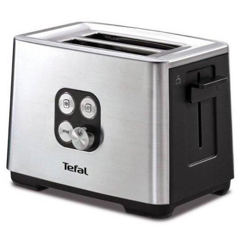 Тостер Tefal Cube 900Вт, метал/пластик, чорний