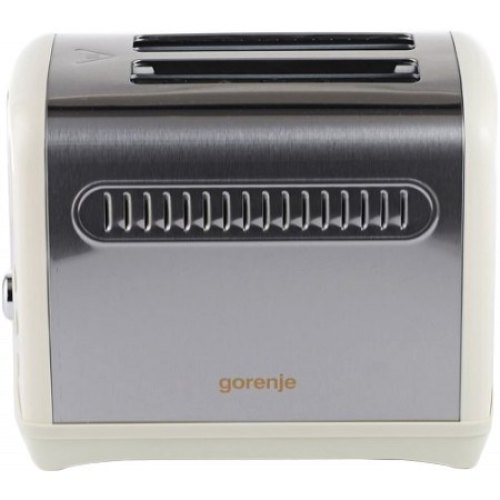 Тостер Gorenje 1000Вт, пластик/метал, бежевий