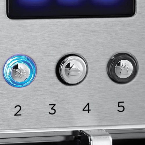 Тостер Russell Hobbs Compact Home 820Вт, метал, 1 слот, LED дисплей, сріблястий