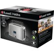 Тостер Russell Hobbs Compact Home 820Вт, метал, 1 слот, LED дисплей, сріблястий