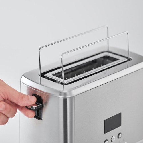 Тостер Russell Hobbs Compact Home 820Вт, метал, 1 слот, LED дисплей, сріблястий