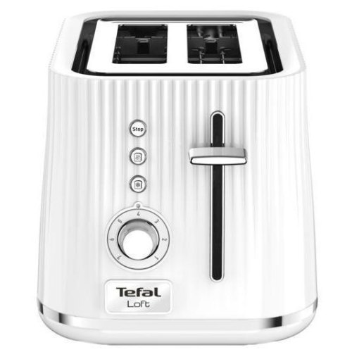 Тостер Tefal Loft 850Вт, пластик, білий