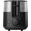 Тостер Philips Daily Collection 830Вт, метал/пластик, чорний