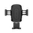 Автотримач для мобiльного з БЗП Baseus Wireless Holder Osculum Type, Black