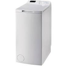 Пральна машина Indesit вертикальна, 5кг, 1000, A++, 60см, дисплей, білий