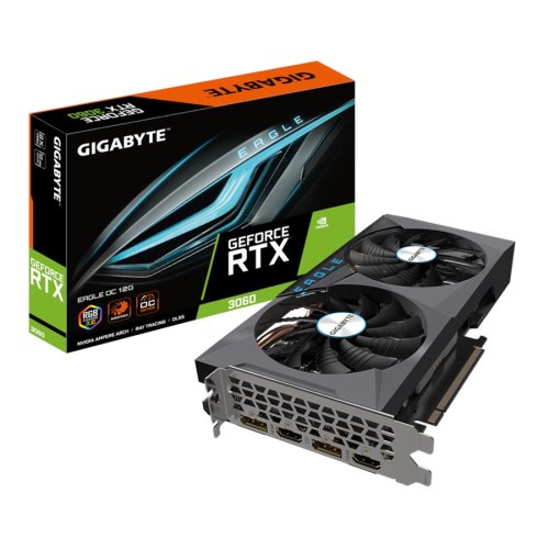 Відеокарта Gigabyte GeForce RTX 3060 Eagle OC 12G 12GB (GV-N3060EAGLE OC-12GD V2)