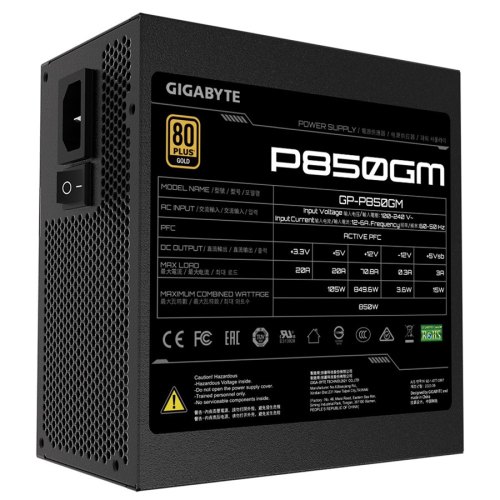 Блок живлення GIGABYTE ATX2.31 850W GP-P850GM