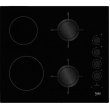 Варильна поверхня Beko комбінована (2 газ + 2 склокераміка), 60см, чорний