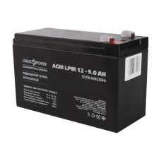 Аккумуляторная батарея LogicPower 12V 9AH (LP3866) AGM