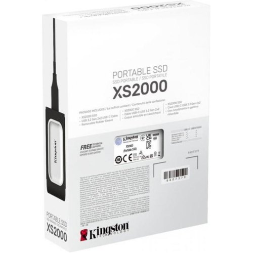 Зовнішній SSD 1TB Kingston XS2000 (SXS2000/1000G)