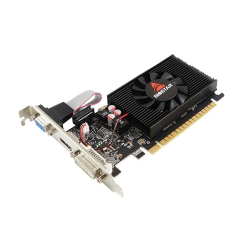 Видеокарта Biostar GeForce GT710, 2GB, GDDR3, PCI-E2 / Fan, DVI/VGA/HDMI VN7103THX6