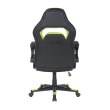 Крісло для геймерів 2E Gaming Hebi Black/Green (2E-GC-HEB-BK)