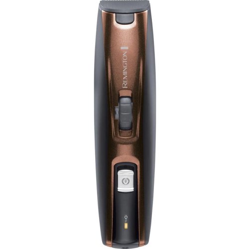 Тример Remington Beard Kit, для бороди і вусів, акум., насадок-2, ножиці, щітка у компл., титан.напил., коричневий