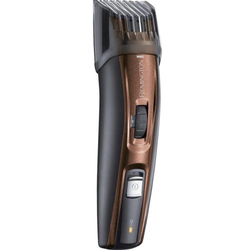 Тример Remington Beard Kit, для бороди і вусів, акум., насадок-2, ножиці, щітка у компл., титан.напил., коричневий