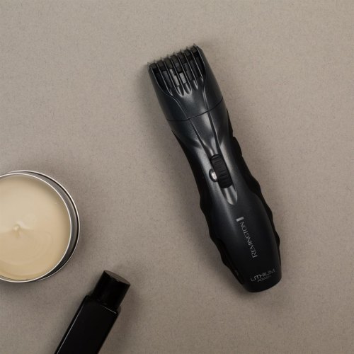 Тример Remington Lithium Beard Barba, для бороди і вусів, мережа+акум., вібраційний мотор, кераміч.напилення, чорний