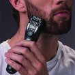 Тример Remington Lithium Beard Barba, для бороди і вусів, мережа+акум., вібраційний мотор, кераміч.напилення, чорний
