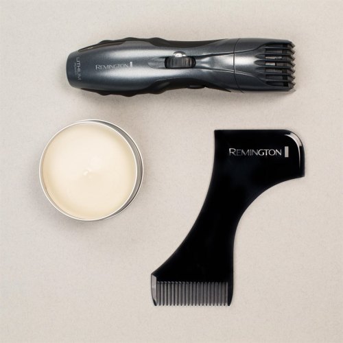 Тример Remington Lithium Beard Barba, для бороди і вусів, мережа+акум., вібраційний мотор, кераміч.напилення, чорний