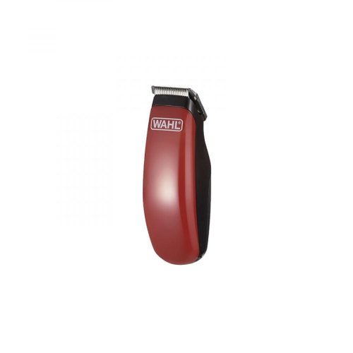 Машинка для стрижки WAHL 100 Combo, від мережі, вібраційний мотор, насадок-9, тример, кейс, сталь, чорно-червоний