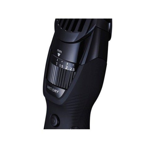 Тример Panasonic, для бороди, вусів, окантовки, акум., роторний мотор, насадок-1, сталь, чорний