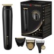 Тример Remington T-Series, для бороди і вусів, акум., роторний мотор, насадок-12, сталь, чорний