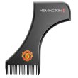 Тример Remington Beard Boss Manchester United, для бороди і вусів, акум., роторний мотор, насадок-1, сталь, червоний