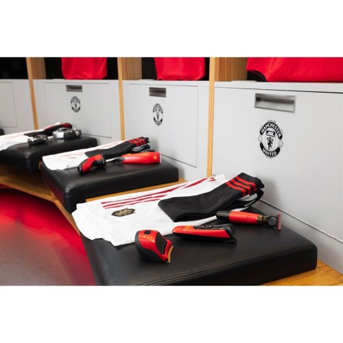 Тример Remington Beard Boss Manchester United, для бороди і вусів, акум., роторний мотор, насадок-1, сталь, червоний