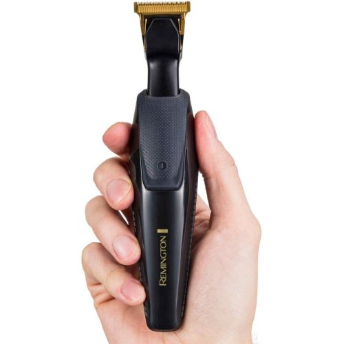 Тример Remington T-Series, для бороди і вусів, акум., роторний мотор, насадок-8, сталь, чорний