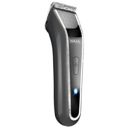 Машинка для стрижки WAHL Lithium Pro LED, акум., роторний мотор, насадок-13, кейс,ножиці, гребінець в компл, сталь, чорно-сірий
