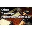 Тример Panasonic, для бороди, вусів, голови і тіла, мережа+акумулятор, насадок-3, кейс, сталь, чорно-сріблястий