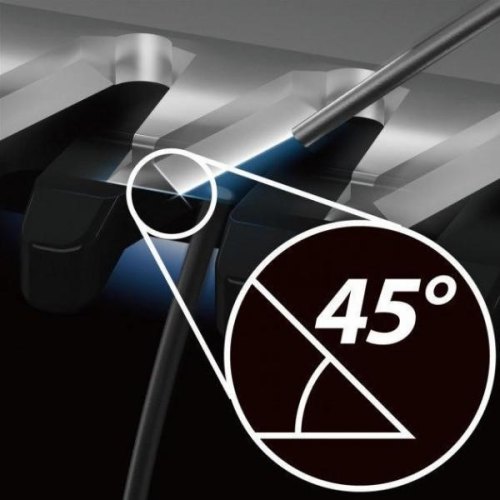 Тример Panasonic, для бороди, вусів, голови і тіла, мережа+акумулятор, насадок-3, кейс, сталь, чорно-сріблястий