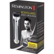 Тример Remington Bodyguard Body Hair Trimmer, акум., насадок-2, титан.напил., чорно-сріблястий
