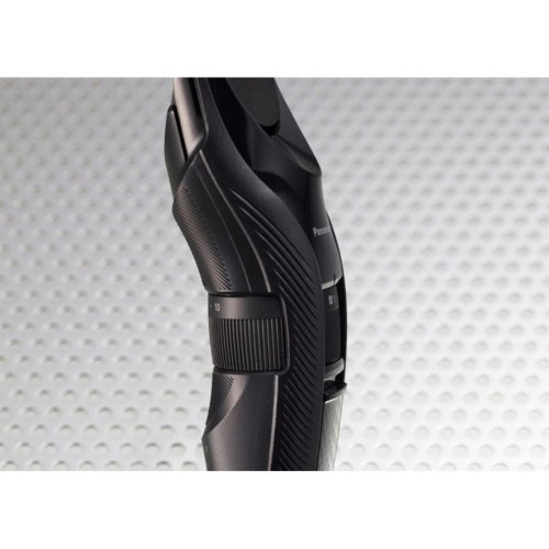 Машинка для стриження  Panasonic, для голови, бороди і вусів, мережа+акум., насадок-1, сталь, чорний