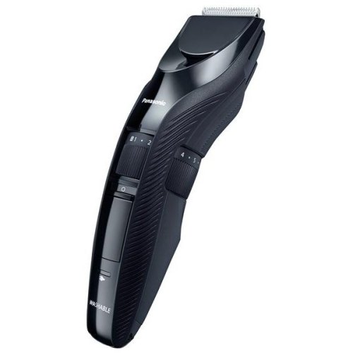 Машинка для стриження  Panasonic, для голови, бороди і вусів, мережа+акум., насадок-1, сталь, чорний