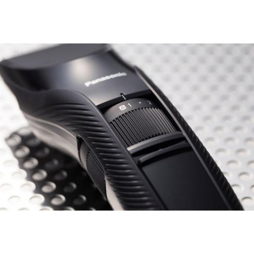 Машинка для стриження  Panasonic, для голови, бороди і вусів, мережа+акум., насадок-1, сталь, чорний