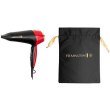 Фен Remington Thermacare Pro, 2200Вт, 3 режими, дифузор, іоніз-я, хол. обдув, чохол , чорно-червоний