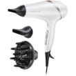 Фен Remington HydraLuxe, 2300Вт, 3 режими, дифузор, іоніз-я, хол. обдув, білий