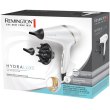 Фен Remington HydraLuxe, 2300Вт, 3 режими, дифузор, іоніз-я, хол. обдув, білий