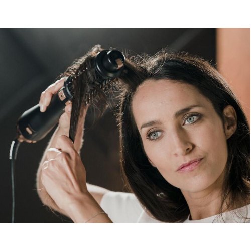 Фен-щітка Rowenta Ultimate Experience, 750Вт, 1 режими, іоніз-я, оберт.насадок, кераміка, чорний