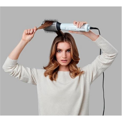 Фен-щітка Remington HydraLuxe, 1200Вт, 3 режими, іонізація, хол. обдув, кераміка, білий