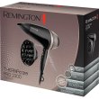Фен Remington Thermacare Pro, 2100Вт, 3 режими, дифузор, турмалинова іонізація, холодний обдув, чорно-коричневий