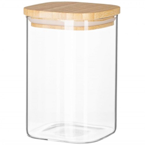 Банка для зберігання Ardesto Fresh квадратна 480 мл (AR1348BLS)