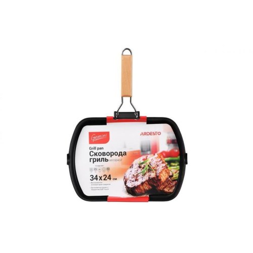 Сковорода гриль Ardesto Gemini 34x24 см (AR1934GF)