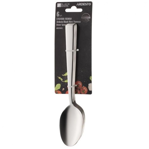 Набір столових ложок Ardesto Black Mars Vanessa 6 пр (AR0706VS)