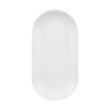 Блюдо овальне Ardesto Lucca 25х13 см White (AR2925WMP)