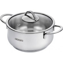 Каструля Ardesto Black Mars скляна кришка 4.3 л (AR0743S)