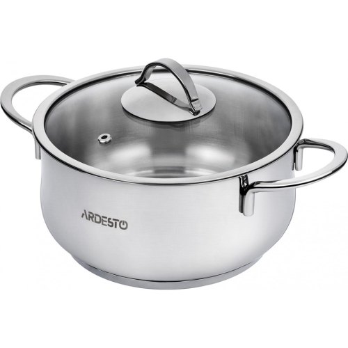 Каструля Ardesto Black Mars скляна кришка 4.3 л (AR0743S)