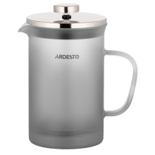 Френч-прес Ardesto Fresh 800 мл сірий (AR1108PFM)